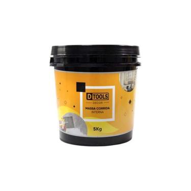 Imagem de Massa Corrida PVA Decor para Nivelar Superfícies Internas de Reboco e Concreto com Acabamento Liso Branco DTOOLS