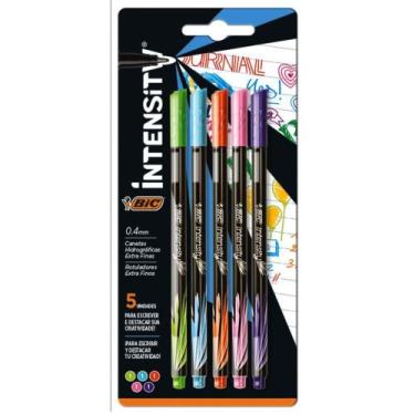 Imagem de Caneta com Ponta Porosa Intensity 0.4MM Colors 5CORES BL.C/05 (7501843