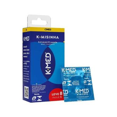 Imagem de Preservativo Extra Lubrificado K-med K-misinha - Leve 8, Pague 6 - Cim