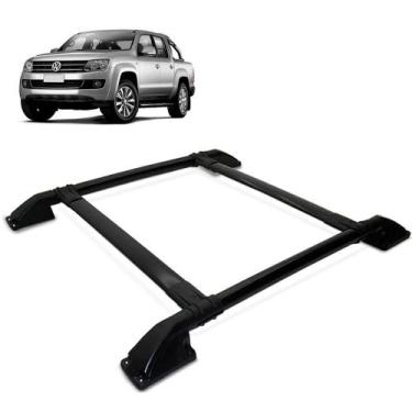 Imagem de Rack De Teto Bagageiro Amarok 2010 a 2021 Tubolar Preto - Track