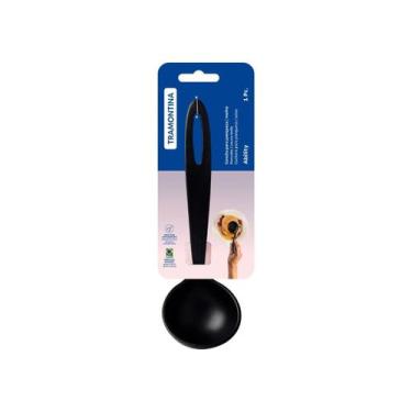 Imagem de Concha Para Molho Tramontina Ability Nylon Preto 180 Graus