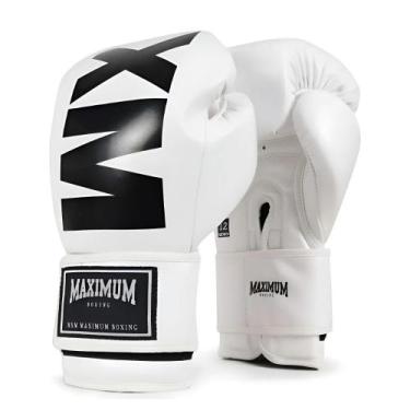 Imagem de Luva De Boxe E Muay Thai Mxm Red - Maximum Original, Branco, Preto, 14