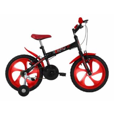 Imagem de Bicicleta infantil houston aro 16 freio v-brake com rodinhas modelo:pi