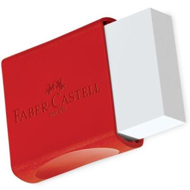 Imagem de Borracha Escolar FABER CASTELL Branca Grande Com Cinta - Faber-Castell