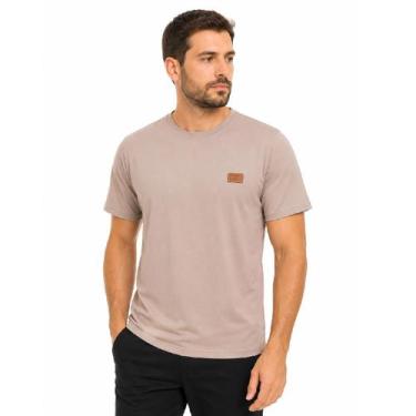 Imagem de Camiseta Masculina Adulto Dry Fit Com Logo Em PU Esportiva Casual Red 