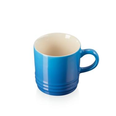 Imagem de Caneca De Cappuccino Cerâmica 200ml Azul Caribe Le Creuset - 200 ml