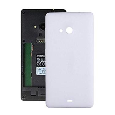 Imagem de HAIJUN Peças de substituição para celular capa traseira de bateria para Microsoft Lumia 535 (preto) cabo flexível (cor branca)