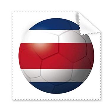 Imagem de Pano de limpeza de óculos com bandeira nacional da Costa Rica, 5 peças