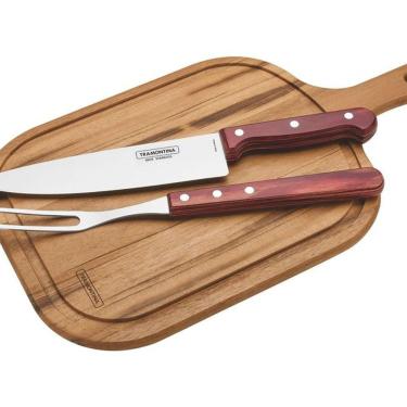 Imagem de Kit Jogo Para Churrasco Tramontina Polywood 3 Peças