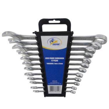 Imagem de Jogo de Chaves Combinadas 12 peças (7 a 22mm)