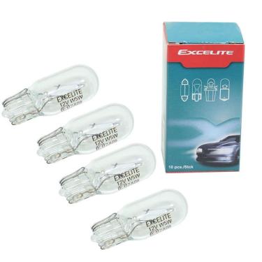 Imagem de Lampada Pingo Dagua 12v 5w Esmagada T10 4 uni Excelite