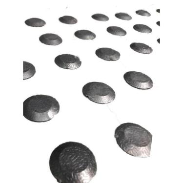 Imagem de Sinalização Tatil Alerta Preta Com Dupla Face Ml