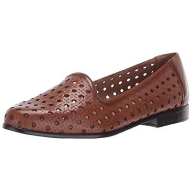 Imagem de Trotters Sapatilha feminina de balé Liz Open Weave, Marrom, 7.5 Wide