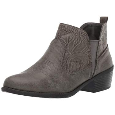 Imagem de Easy Street Bota feminina Legend Ankle Boot, Cinza/cinza em relevo, 7.5