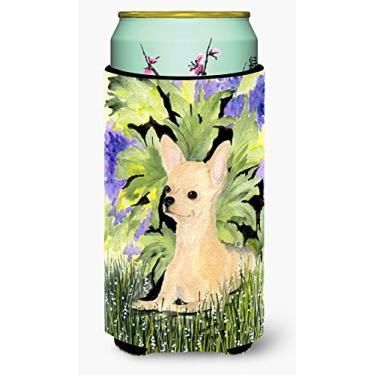 Imagem de Caroline's Treasures SS8325TBC Chihuahua Isolador Isolador de Bebidas para Bebidas Altas, Menino Alto, Multicolorido