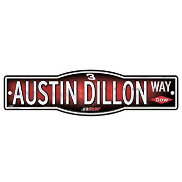 Imagem de WinCraft Austin Dillon # 3 Placa de rua 10 x 43 cm - NASCAR