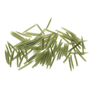 Imagem de Tingpai 30 pcs 38mm Ema nhado Mangas De Bor cha Conectar com Gancho De Pesca Carpa Acessórios De Pesca Grossa