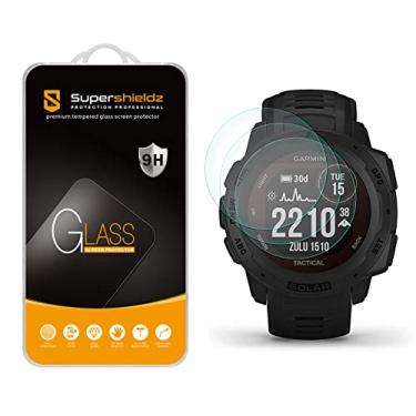 Imagem de (3 unidades) Supershieldz projetado para Garmin Instinct 2S / Instinct 2S Solar Protetor de tela de vidro temperado antiarranhões, sem bolhas