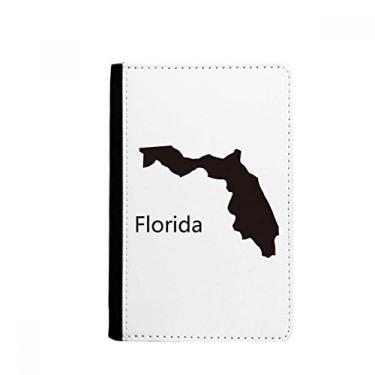 Imagem de Porta-passaporte Florida America USA mapa contorno porta-passaporte Notecase Burse carteira capa porta-cartão, Multicolor