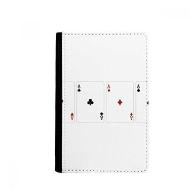 Imagem de Porta-passaporte com padrão de diamante A Heart Spade Diamond Club Notecase Burse carteira capa para cartão, Multicolor