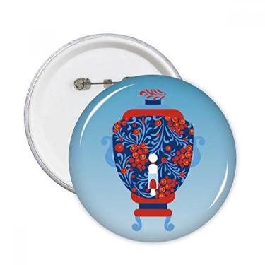 Imagem de Rússia National Symbol Vaso Padrão Pinos Redondos Emblema Botão Decoração Acessório 5 peças