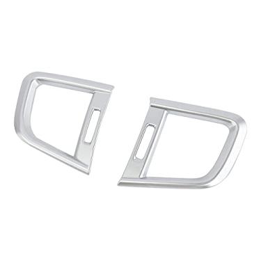 Imagem de TOTMOX Compatível com Honda CR-V 5ª 2017-2021 cromado, interior do carro frontal do carro capa de saída de ar condicionado capa de moldura protetora de arranhões