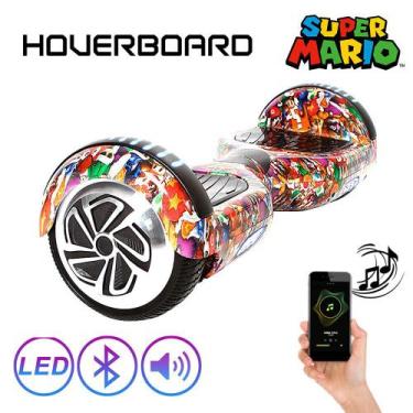 Imagem de Hoverboard Bluetooth 6,5 Super Mario Hoverboard
