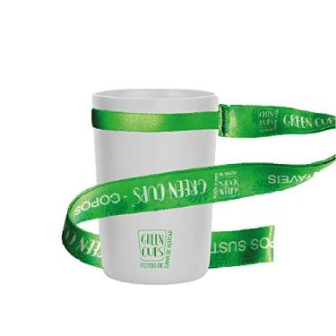 Imagem de Copo Eco Branco com Cordão Green Cups 200 ml