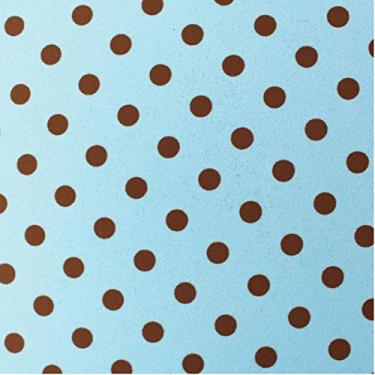 Imagem de Make+ 9782, Placa em Eva, Estampado Azul com Bolinha Marrom, 60 x 40 cm 2 mm, Pacote de 05