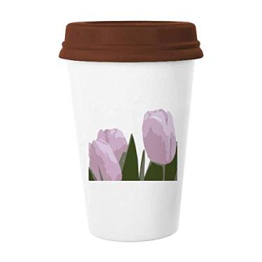 Imagem de Caneca Fanatic Tulipa Netherlands de vidro de cerâmica para copo de café