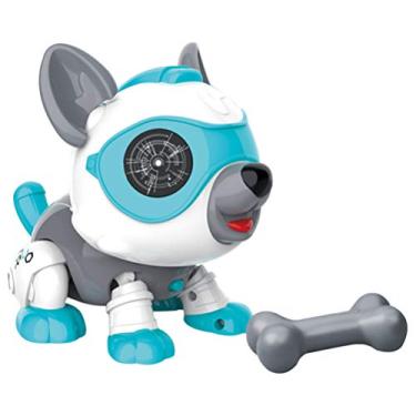 Imagem de 1 Unidade Cachorro Robô De Brinquedo Cão Robótico De Controle Remoto Brinquedo De Cachorro Ambulante Para Crianças Componente Eletronico Indução Filho Cão De Estimação