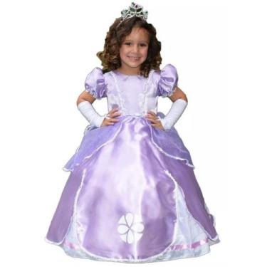 Vestido Infantil Princesinha Sofia 03 Anos