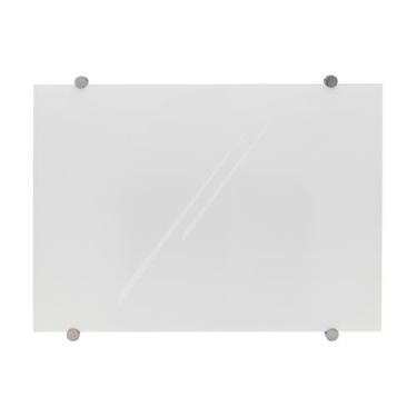 Imagem de Quadro Lousa Multiuso Vidro Branco 70X50 Com 4 Prolongadores - E2g Des