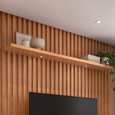 Imagem de Prateleira 180 Cm Com Led Freijó - Pradel