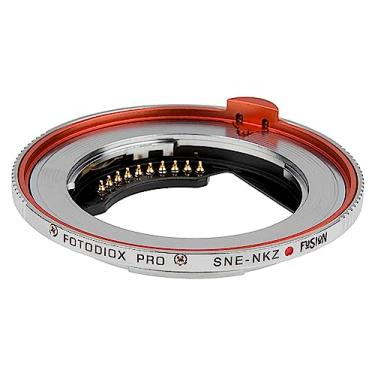 Imagem de Fotodiox Adaptador Pro Fusion, adaptador Smart AF – Compatível com lentes Sony Alpha E-Mount Mirrorless para câmeras Nikon Z-Mount Mirrorless Full Frame com funções totalmente automatizadas