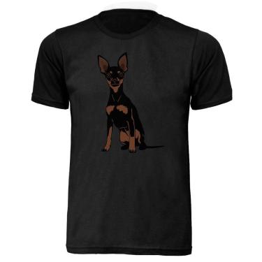 Imagem de Camisa T-shirt Pinscher Pet Cachorro Unissex Adulta-Unissex