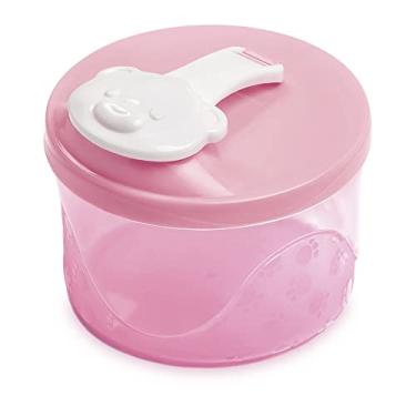 Imagem de Adoleta Bebê Porta-Leite Em Pó Rosa Translucido