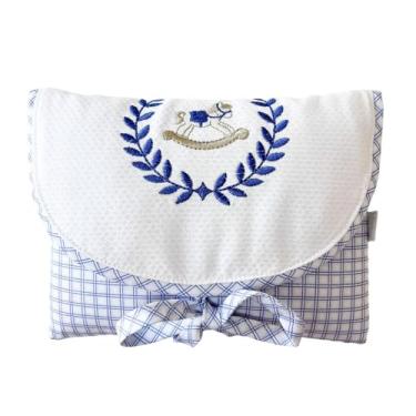 Imagem de Biramar Baby Bolsa Térmica Para Cólica De Bebê Cavalinho De Pau Azul -