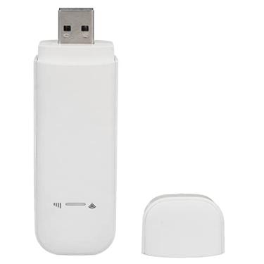 Imagem de Roteador USB 4G LTE, Hotspot de Rede Móvel WIFI Modem USB Roteador de Viagem Portátil Sem Fio Com Slot para Cartão SIM, Dongle 4G Desbloqueado para Carro Ao Ar Livre, Branco