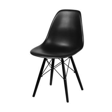 Imagem de Conjunto 4 Cadeiras Eames Cozinha Jantar 46X80x42cm Preto - Or Design