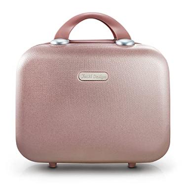 Imagem de Frasqueira de Viagem Organizador Mala Mão Resistente Maleta Cor:Rosê 5