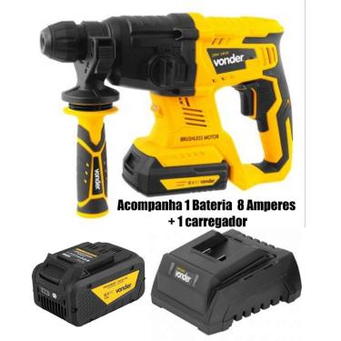 Imagem de Martelete e Rompedor IMV 1816 VONDER + 1 Bateria 8 Amperes