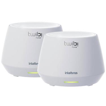 Imagem de Conjunto Roteador Mesh Wifi 6 Intelbras Twibi Force Ax Nfe