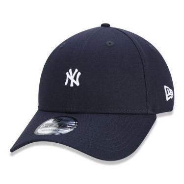 Imagem de Bone 9Forty Mlb New York Yankees Mini Logo Ny Aba Curva Snapback Marin
