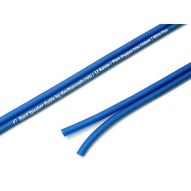 Imagem de KnuKonceptz Fio de Alto-Falante de Cobre, 16 AWG, 7 Strands, Azul, 250 Feet, Compatível com Amplificadores, Receivers e Amplificadores Integrados