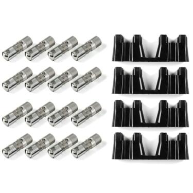 Imagem de DAYSYORE 16 peças de elevadores de rolos hidráulicos e 4 bandejas de guia para GM LS7 Lifters LS/LQ 4.8L/5.3L/5.7L/6.0L/6.2L motor hidráulico de válvula de elevação substitui 12499225 12595365 HT-2148