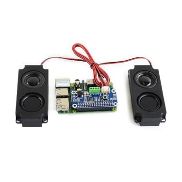 Imagem de Placa de som WM8960 Hi-Fi compatível com Raspberry Pi 5/4B/3B+/3B/Pi Zero 2W/Zero W/Pico W/Pico 2W, suporta codificação/decodificação estéreo, reprodução/gravação, direciona diretamente os