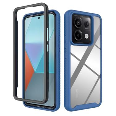 Imagem de Kukoufey Compatível com Redmi Note 13 Pro 5G, capa protetora antiqueda e absorção de choque compatível com Xiaomi Redmi Note 13 Pro 5G 2312DRA50C 2312CRAD3C 2312DRA50G 2312DRA50I Capa azul