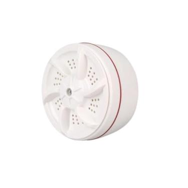 Imagem de Mini Máquina de Lavar Roupas Panos Toalhas no Balde Portátil Ultrassônica Lavanderia USB Lava Louças Branco com USB