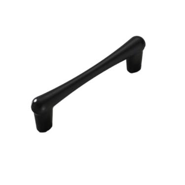 Imagem de armário de cozinha do ouro da areia da liga de alumínio segura os puxadores da gaveta da porta do guarda-roupa puxa a ferragem da mobília, preto 128mm